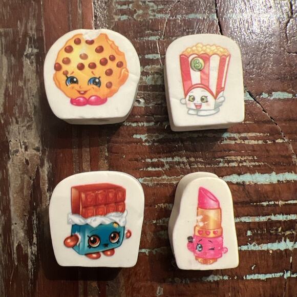Lot Of 15 2013 Shopkins Erasers Various Sizes And Styles - Picture 6 of 8